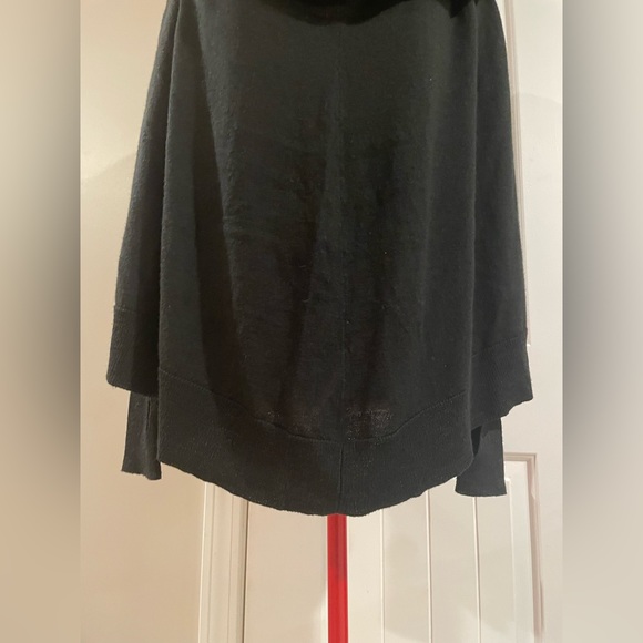 Nicholas K Black Wool Hooded Cowl Neck Long-sleeve Grunge / Punk Sweater - Picture 5 of 11